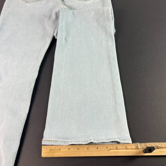 Levi's Jeans Women's 29x32* Ribcage High Rise Boot Cut Light Blue Denim Tag 30 - Picture 11 of 16